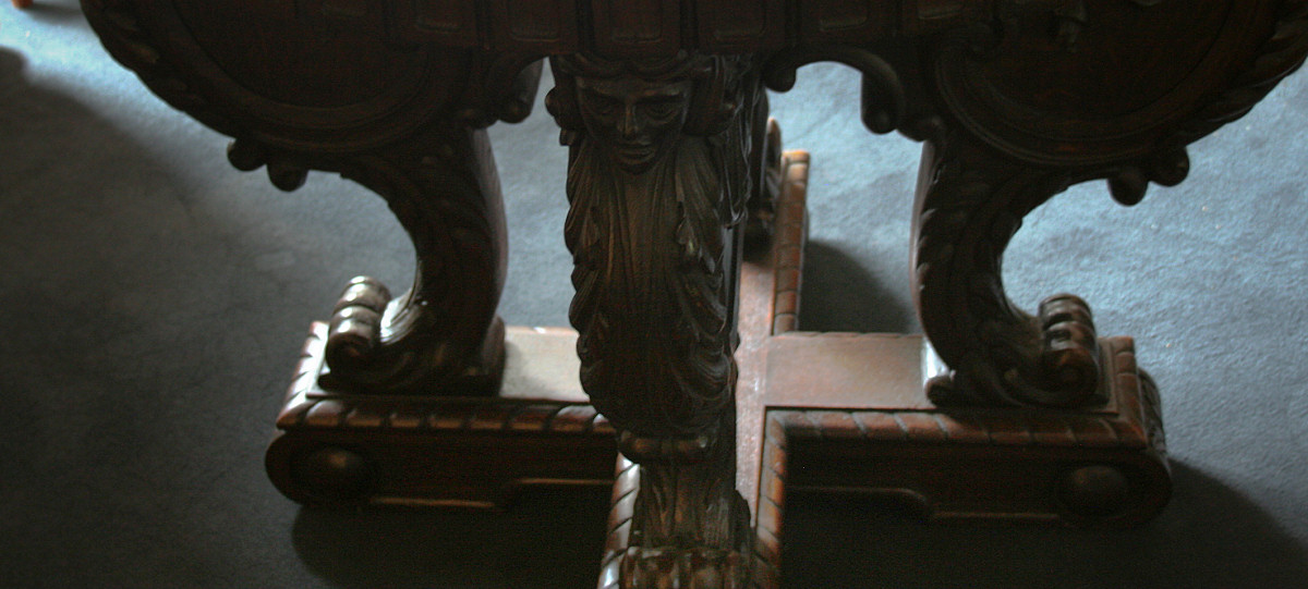 Rauchtisch 1930, Detailansicht Rauchtisch um 1930, Detailansicht