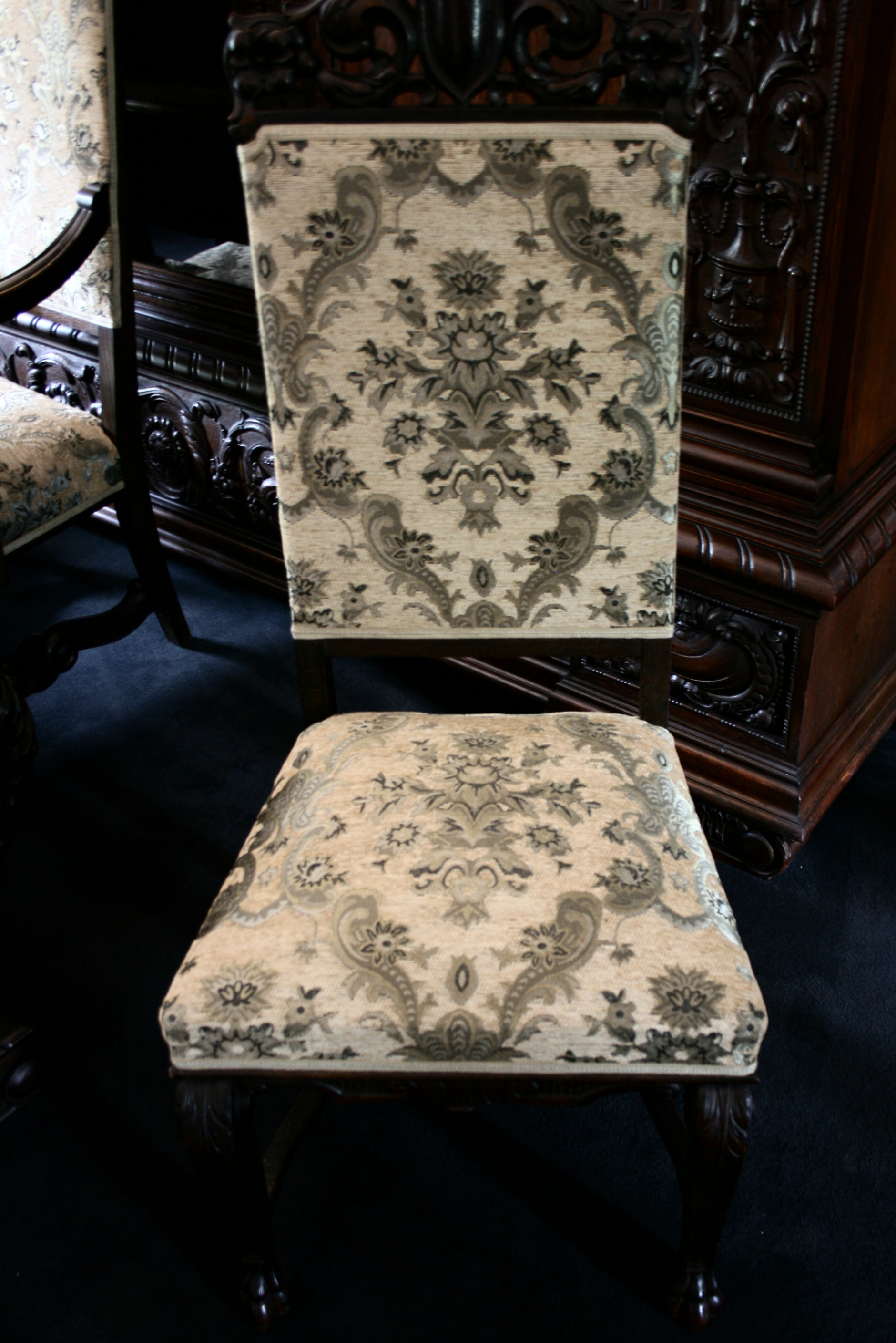 Schreibtischstuhl 1930, Herrenzimmer Schreibtischstuhl um 1930, Herrenzimmer