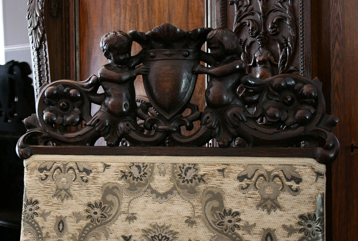 Rauchtisch 1930, Detailansicht, Figuren Rauchtisch um 1930, Detailansicht, Figuren